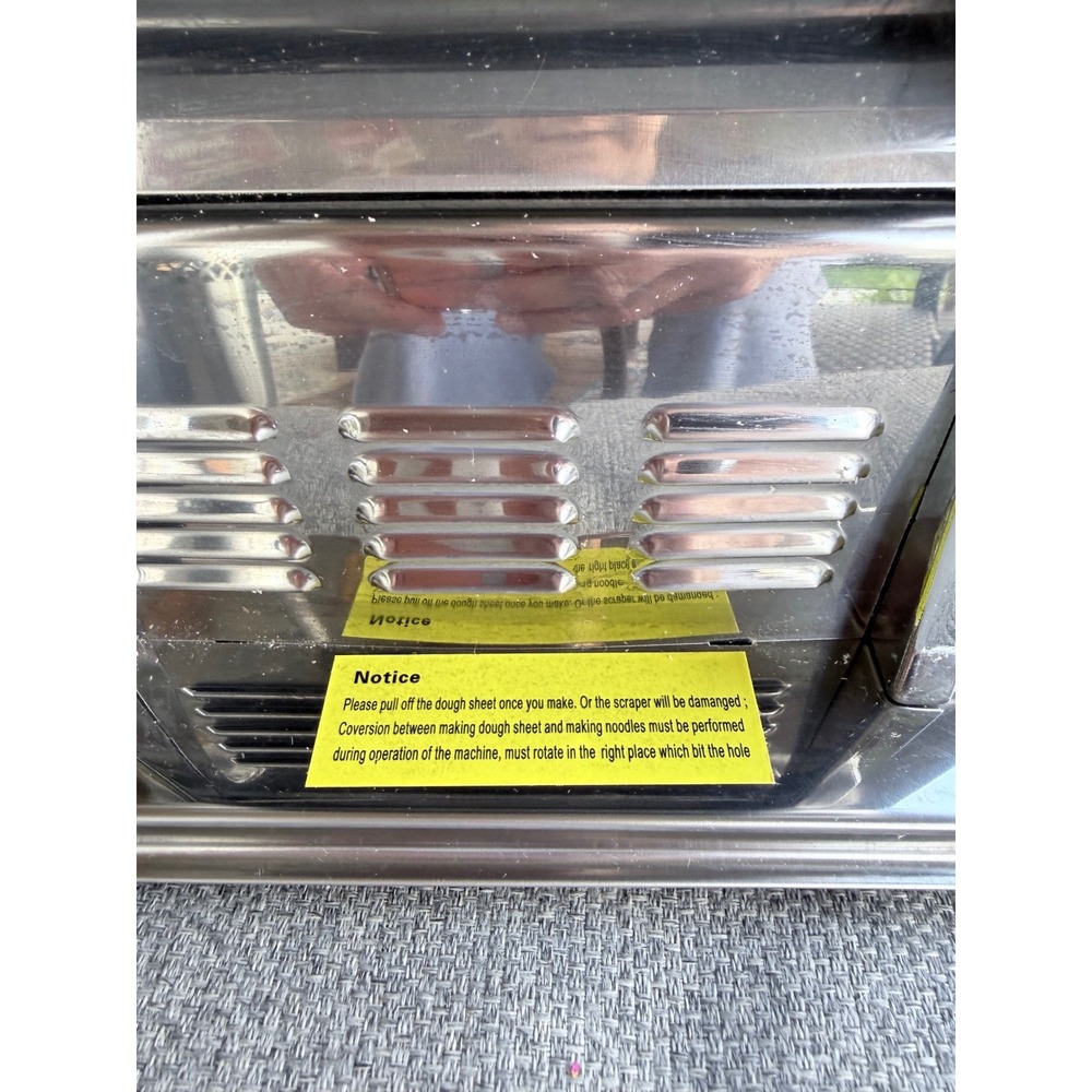 Newhai Electric Pasta Maker Machine Unisex OS Silver Excellent Stainless Steel - Picture 12 of 12